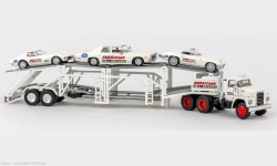 Brekina 90500 - H0 - Autotransporter Hurricane mit 3 PKWs